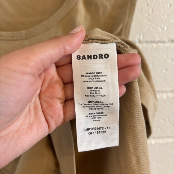 Sandro tan tank top - Picture 3 of 7